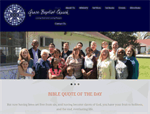 Tablet Screenshot of gracebaptistonline.com